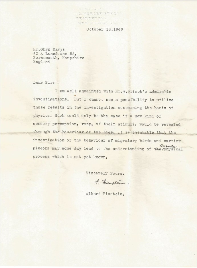 List Einsteina