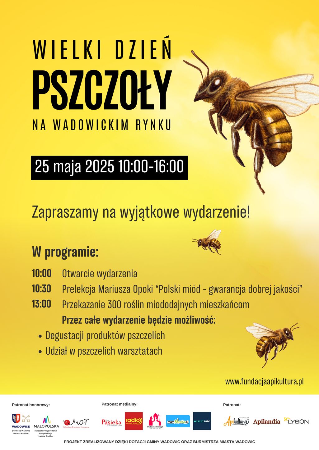 wielki dzień pszczół w Wadowicach 2025